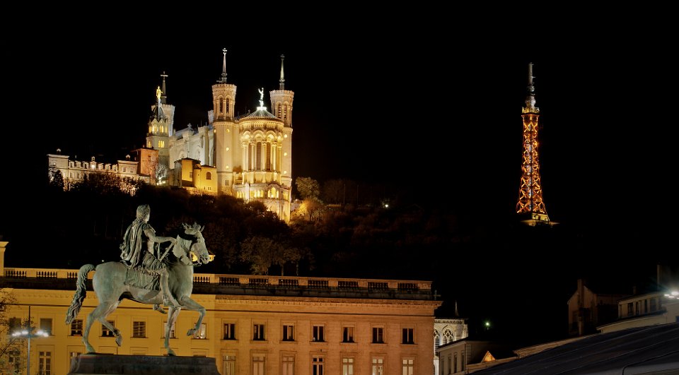 Bellecour et Fourvière